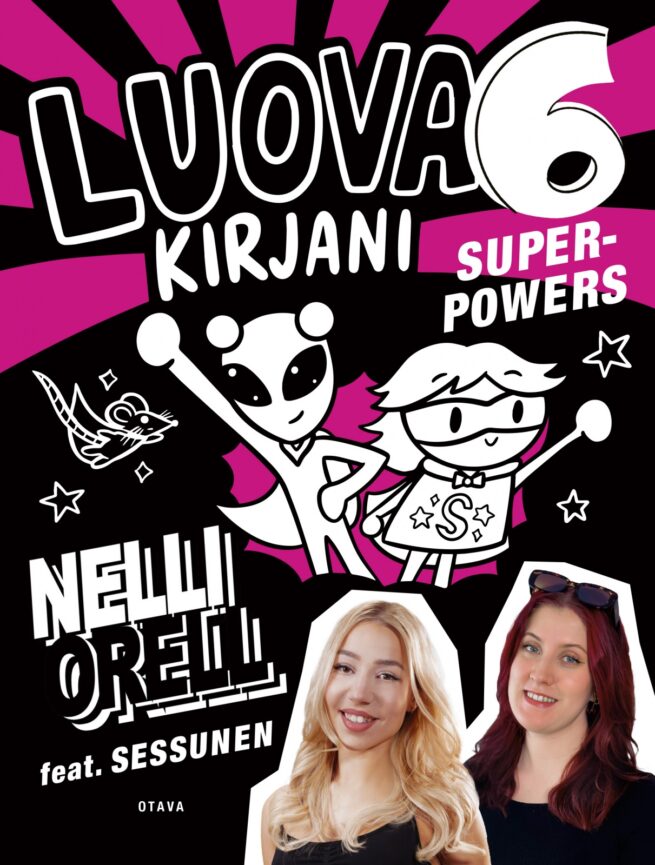 Luova kirjani 6 (täytettävä kirja) : super powers