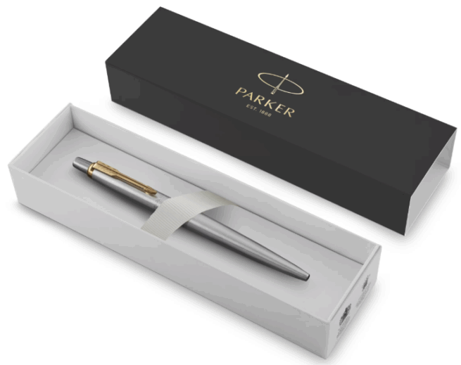 Parker Jotter kuulakynä, kultaisilla koristeilla