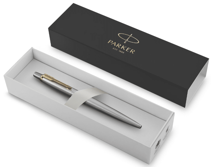 Parker Jotter kuulakynä, kultaisilla koristeilla