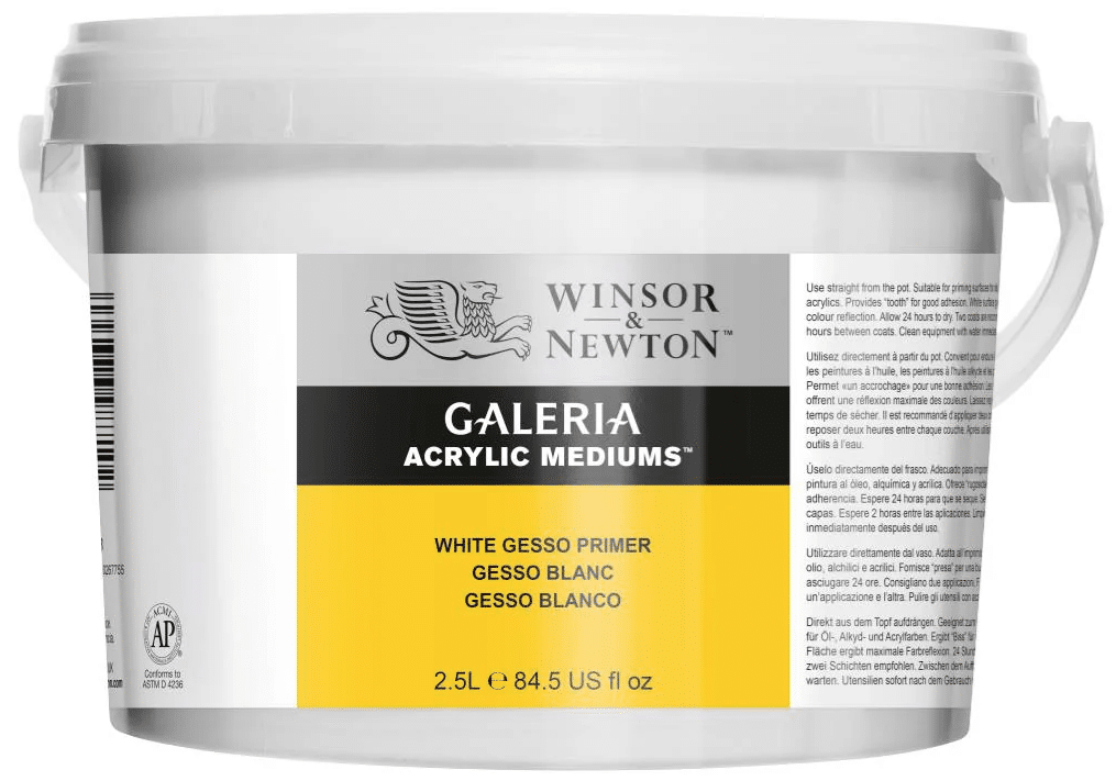 Winsor & Newton Galeria gesso pohjustusaine, 2,5 litraa