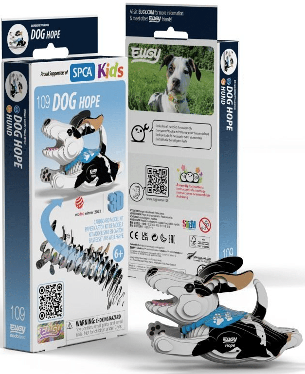 Eugy 3D puupalapeli Koira (Hope)