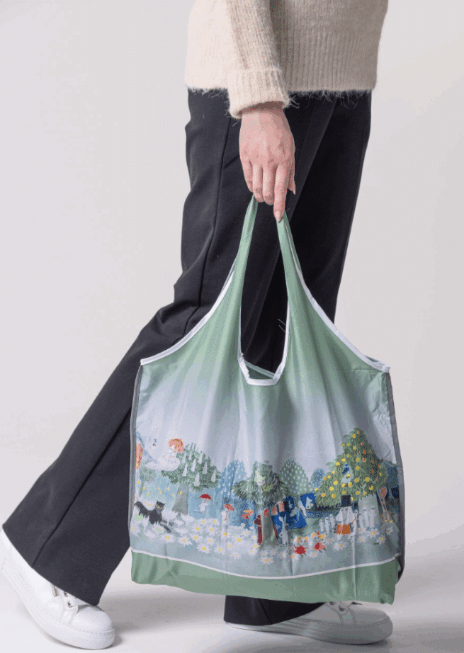 Lasessor Muumi Taikurin hattu kestokassi, vihreä - Image 3