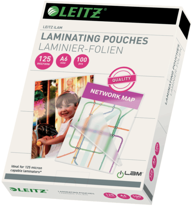 Leitz laminointitasku A6, 125 micronia