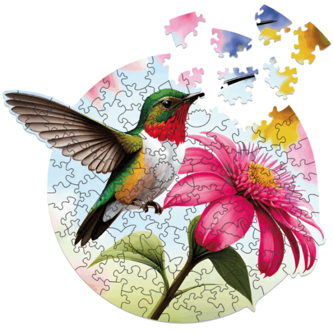 Milliwood mystery Hummingbird puupalapeli, 100 palaa - Image 2
