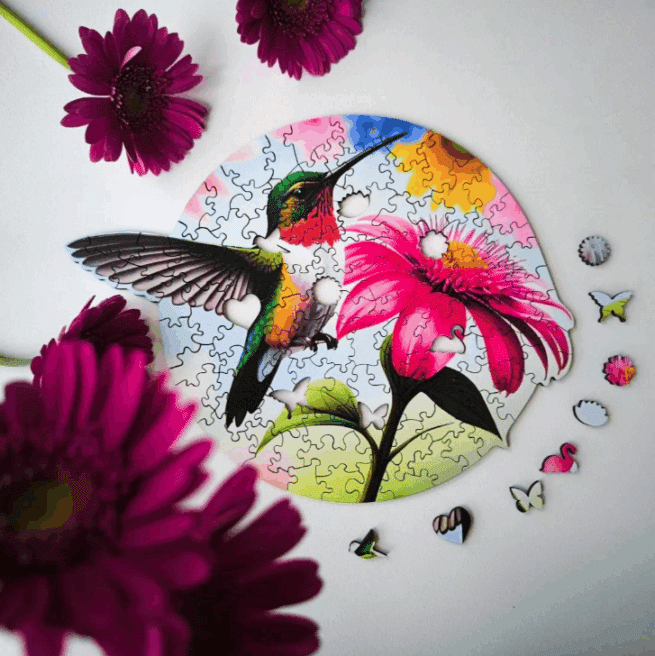 Milliwood mystery Hummingbird puupalapeli, 100 palaa - Image 3