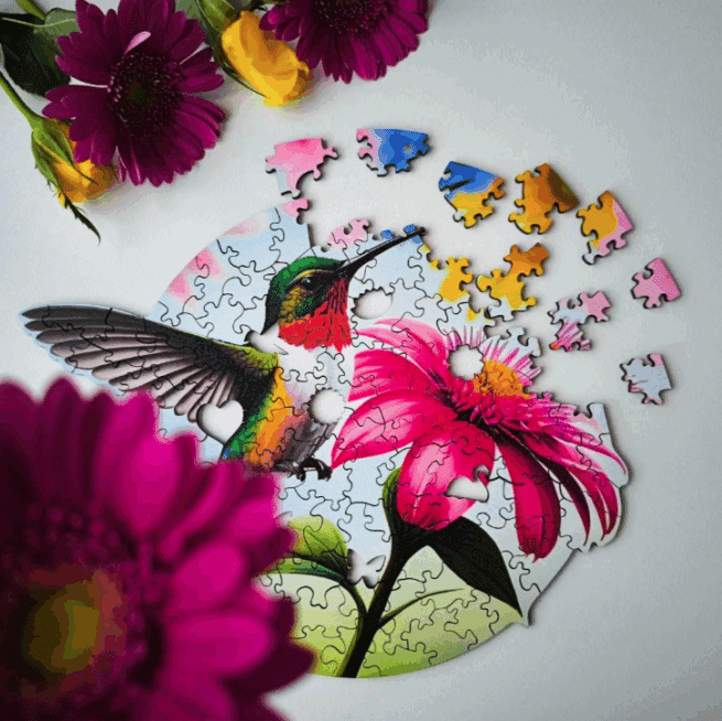 Milliwood mystery Hummingbird puupalapeli, 100 palaa - Image 4
