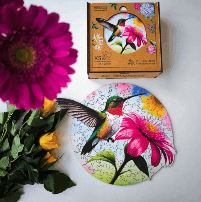 Milliwood mystery Hummingbird puupalapeli, 100 palaa - Image 6
