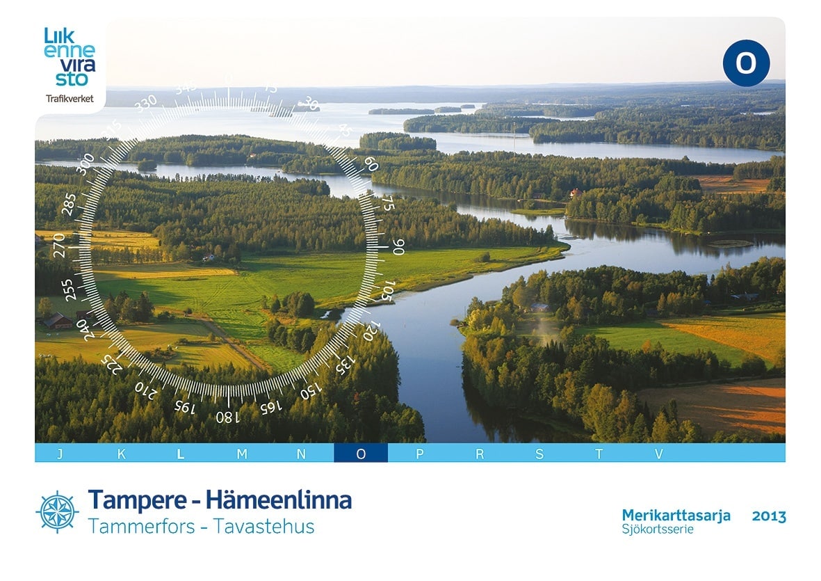 Merikarttasarja O Tampere-Hämeenlinna 1:30 000 (2013)