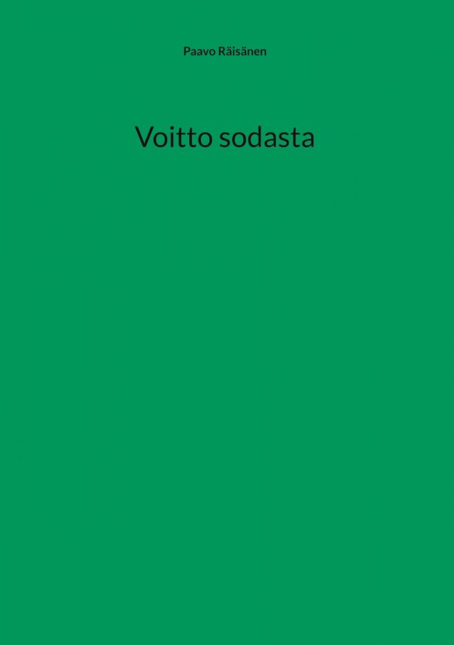 Voitto sodasta