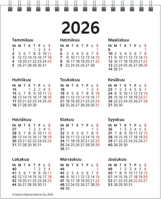 Työpöytäkalenteri 2026 - Image 3
