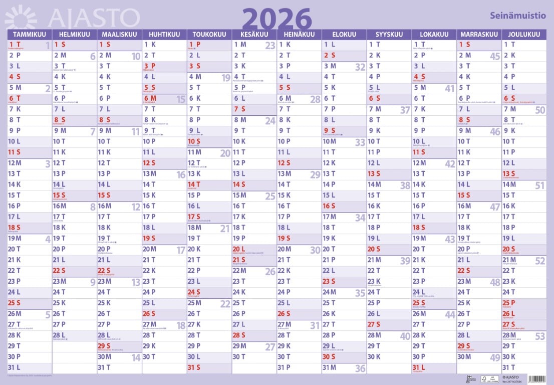 Seinämuistio 2026