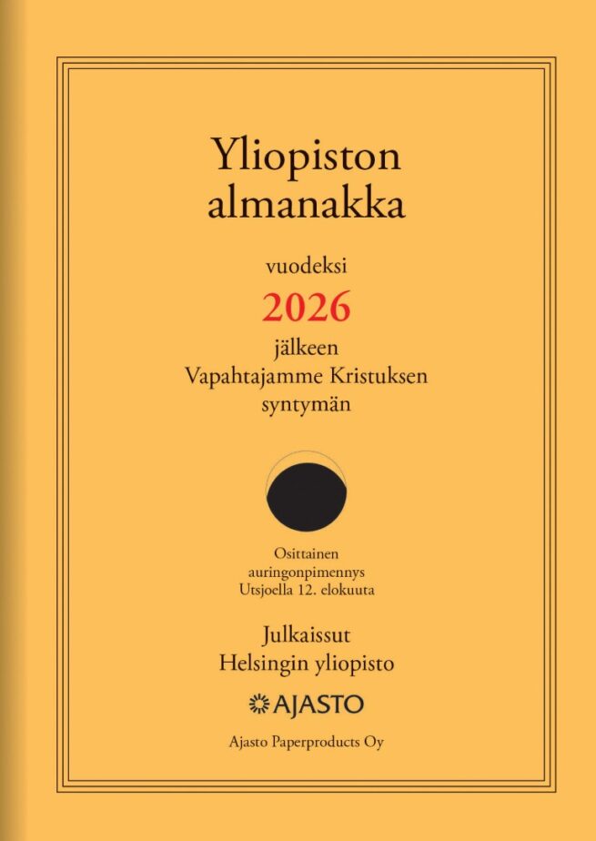 Yliopiston almanakka 2026 pieni