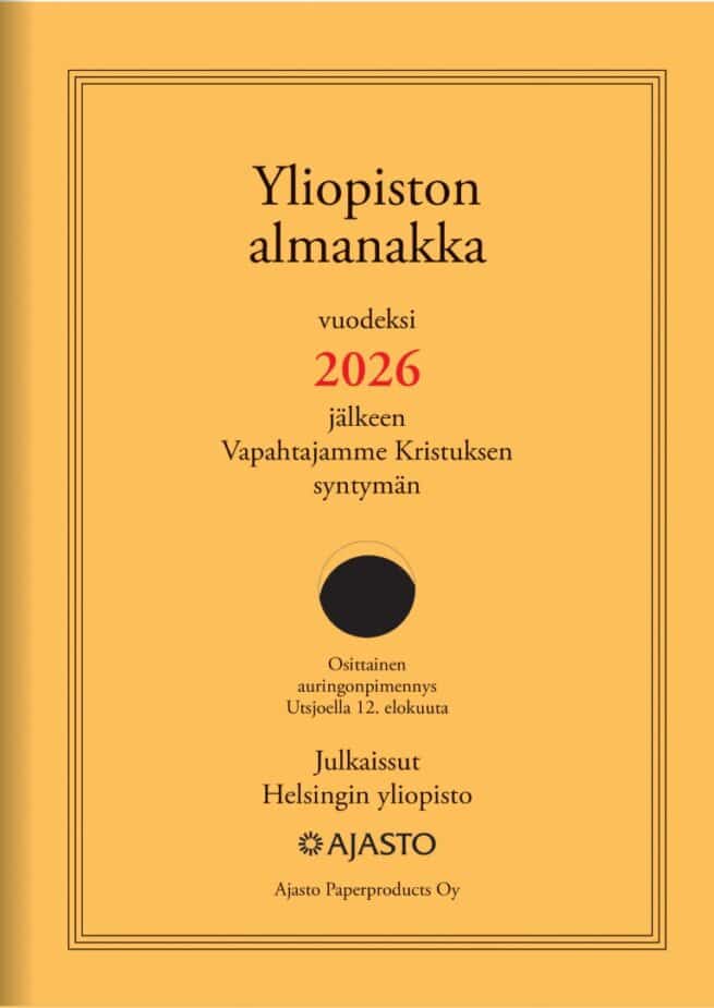 Yliopiston almanakka A4 2026