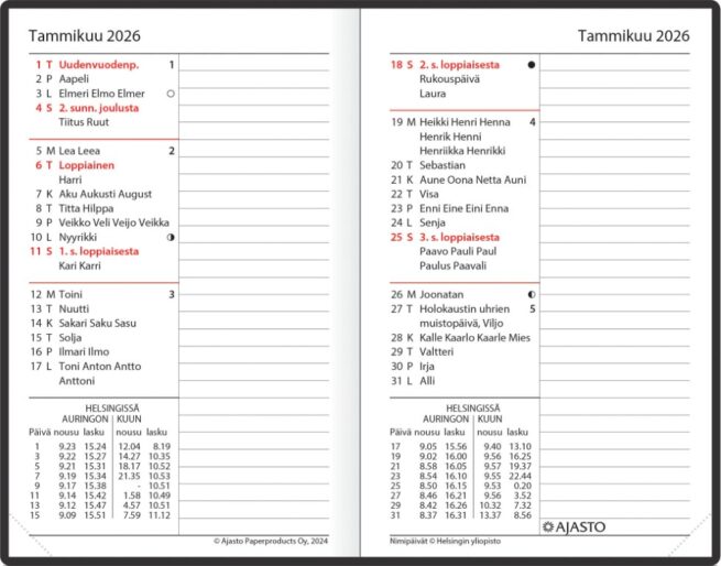 Muistikalenteri 2026 - Image 3
