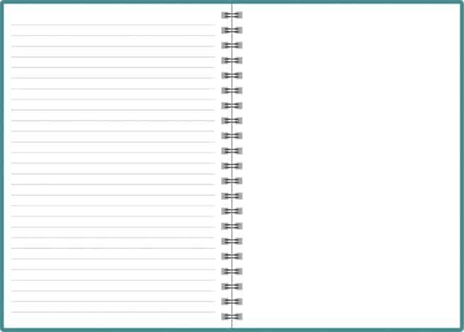 Diario Horizontal 2026, turkoosi - Image 3