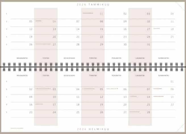 Memo Life 2026, beige - Image 3