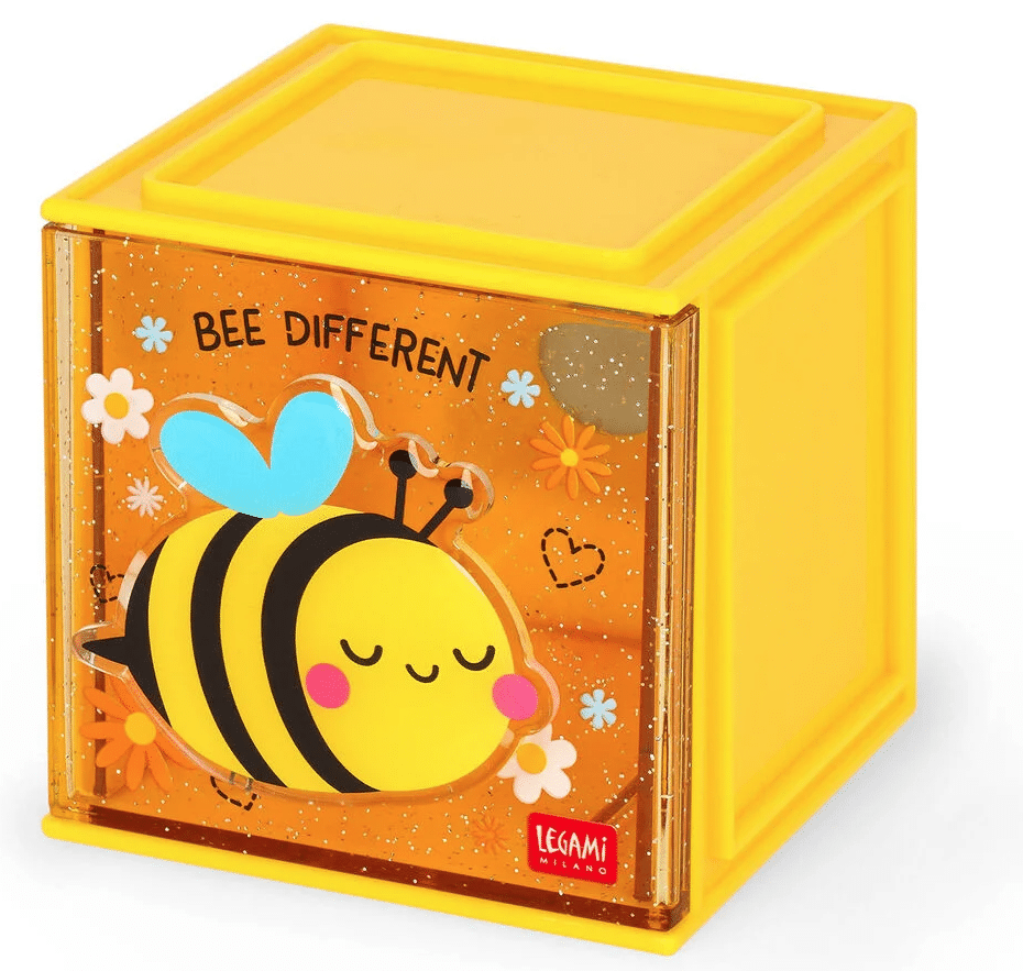 Legami Desk Storage Box - Cutie Cube, Mehiläinen - Image 2