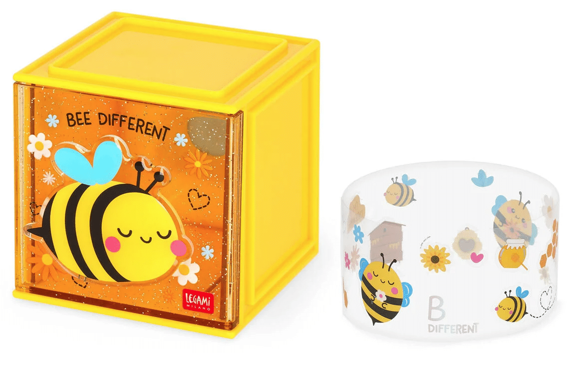 Legami Desk Storage Box - Cutie Cube, Mehiläinen - Image 3
