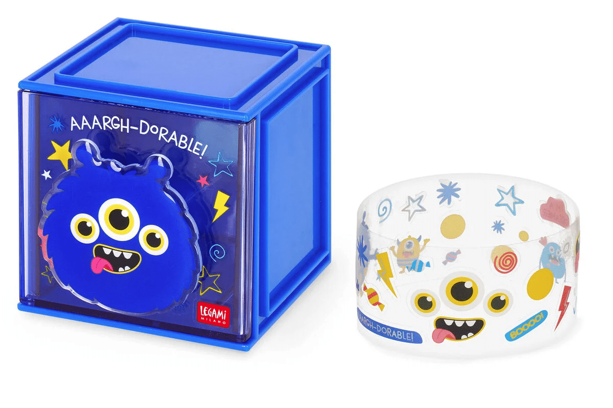 Legami Desk Storage Box - Cutie Cube, Monsteri - Image 3