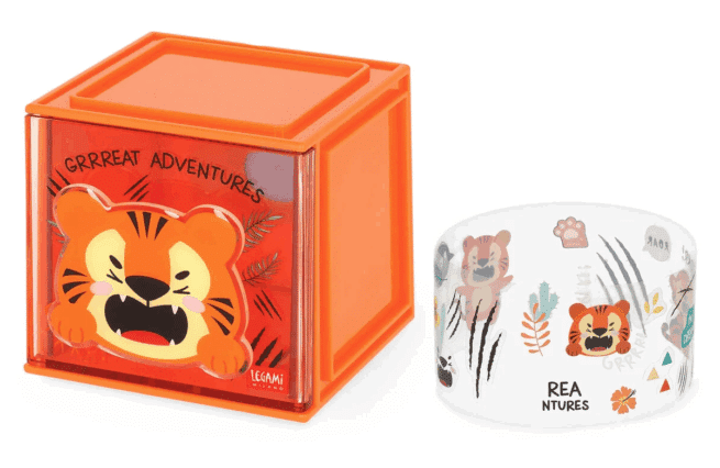 Legami Desk Storage Box - Cutie Cube, Tiikeri - Image 3