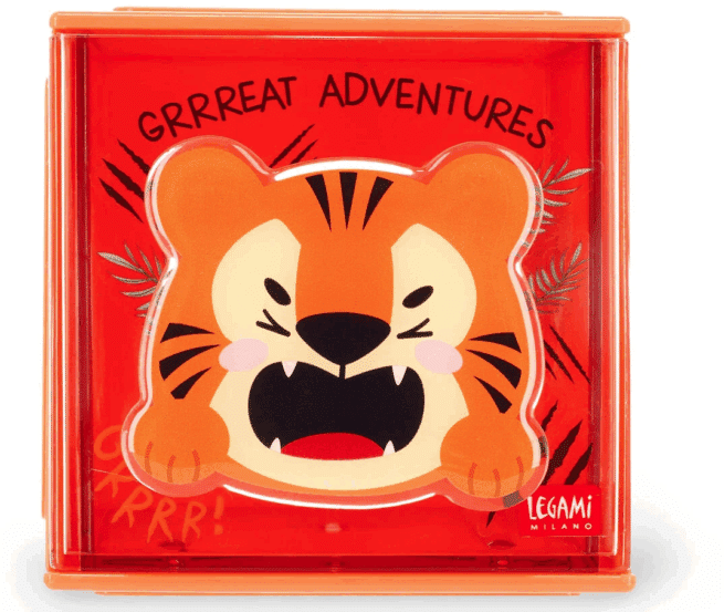 Legami Desk Storage Box - Cutie Cube, Tiikeri - Image 5