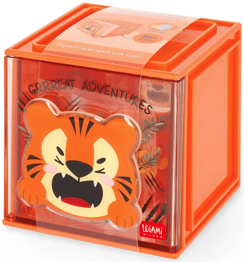 Legami Desk Storage Box – Cutie Cube, Tiikeri