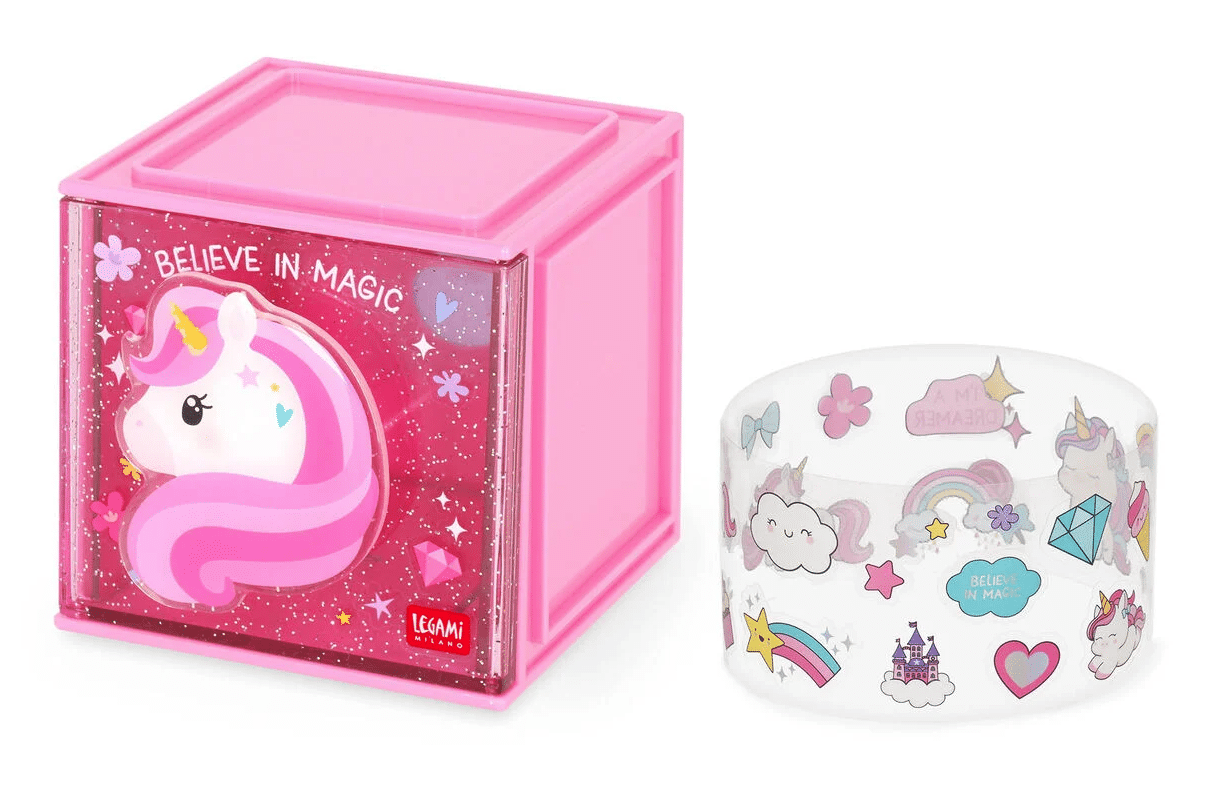 Legami Desk Storage Box - Cutie Cube, Unicorn - Image 3