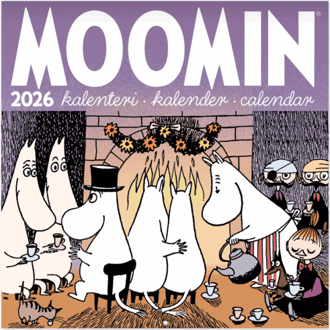 Muumi 2026 seinäkalenteri