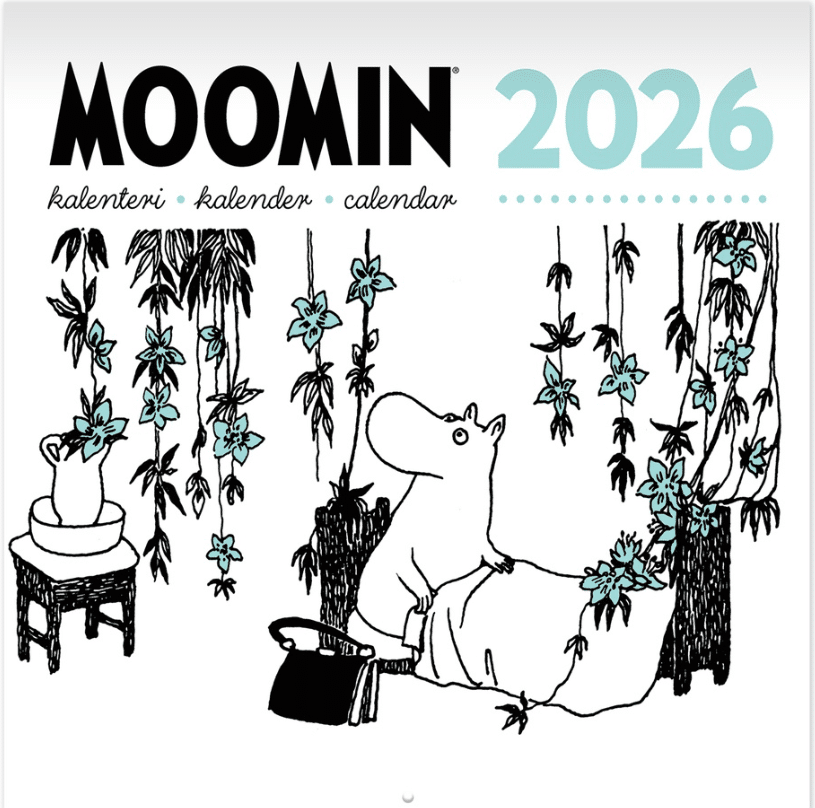 Muumi 2026 seinäkalenteri