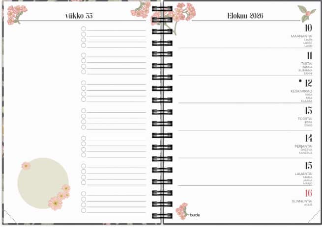 Life Planner Floral 2026 - Image 2