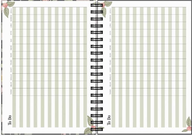 Life Planner Floral 2026 - Image 4