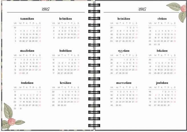 Life Planner Floral 2026 - Image 7
