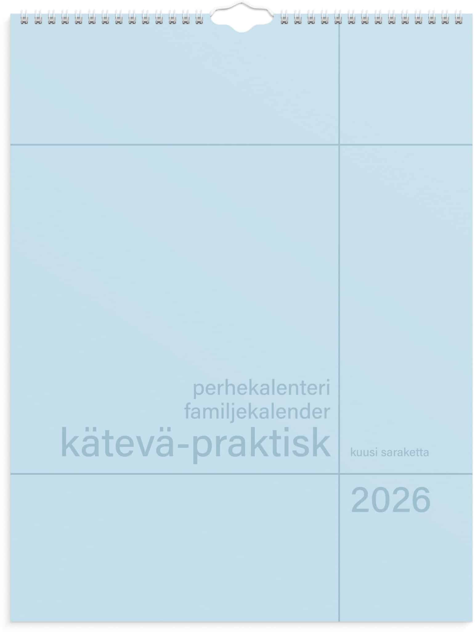 Perhekalenteri kätevä 2026