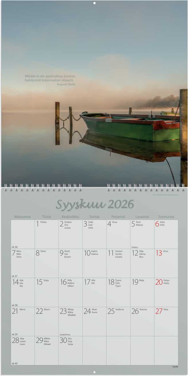 Carpe Diem 2026 seinäkalenteri - Image 2