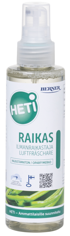 HETI Raikas ilmanraikastaja 150 ml, hajustamaton