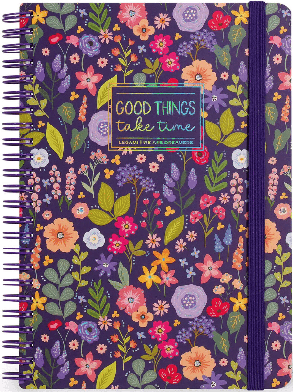 Legami A5 kierrekirja, Flowers
