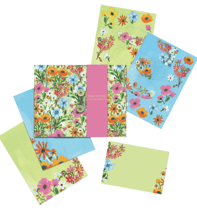 Roger la Borde kirjepaperisetti, Flower Field - Image 2