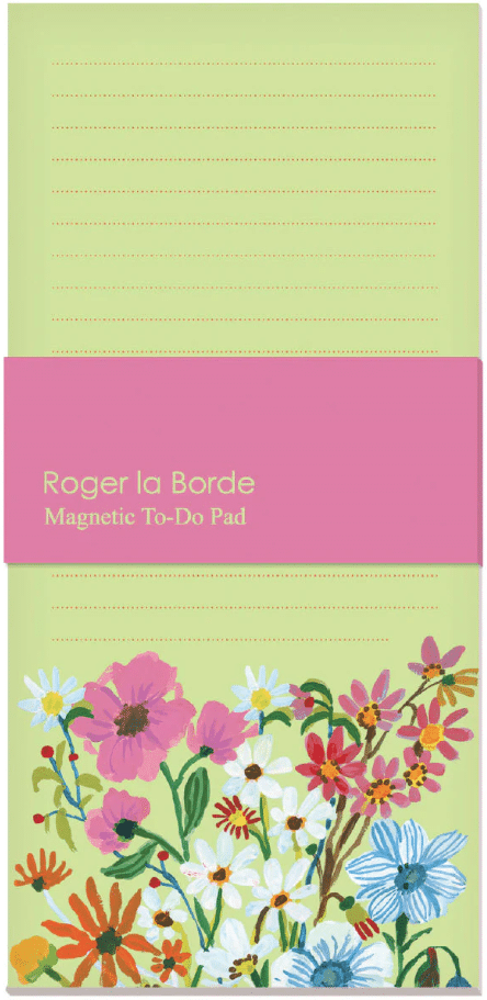 Roger la Borde magneettinen muistilehtiö, Flower field
