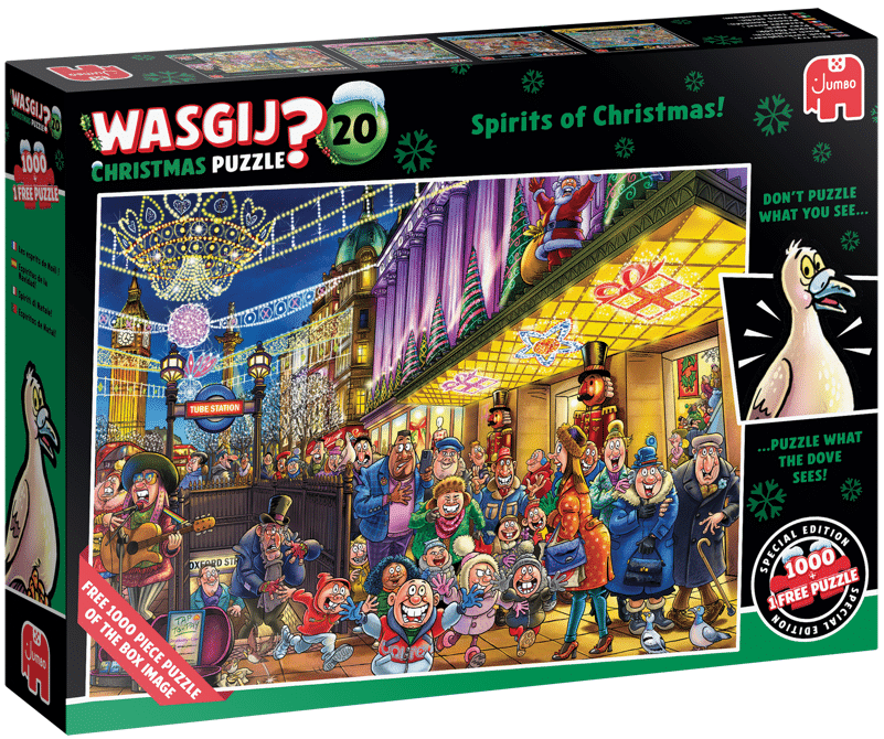 Wasgij Christmas 20 Spirit of Christmas, 2 x 1000 palaa