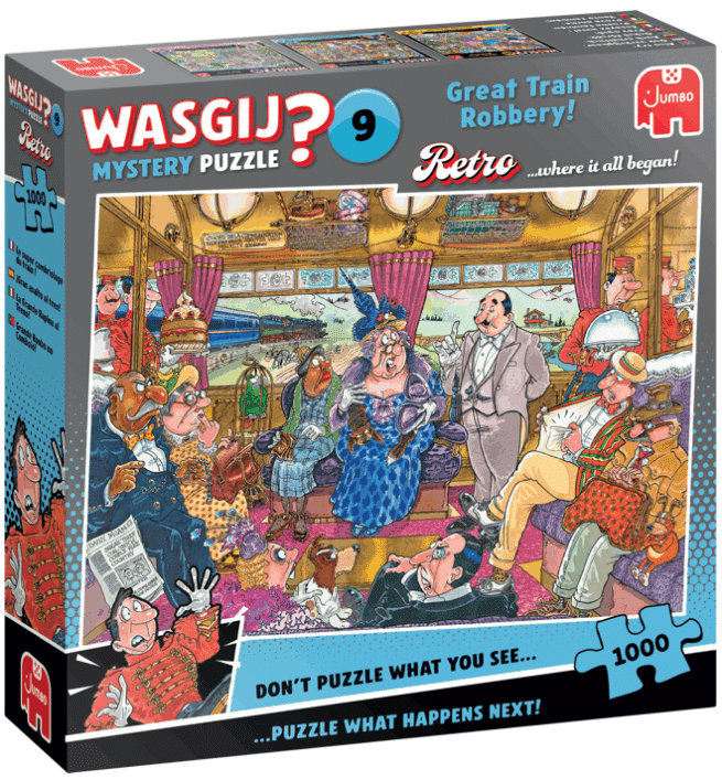 Wasgij Retro Mystery 9 Great Train Robbery!,  1000 palaa