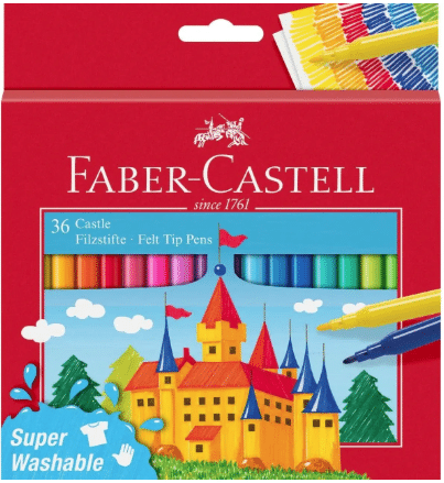 Faber-Castell Castle huopakynä, 36 väriä