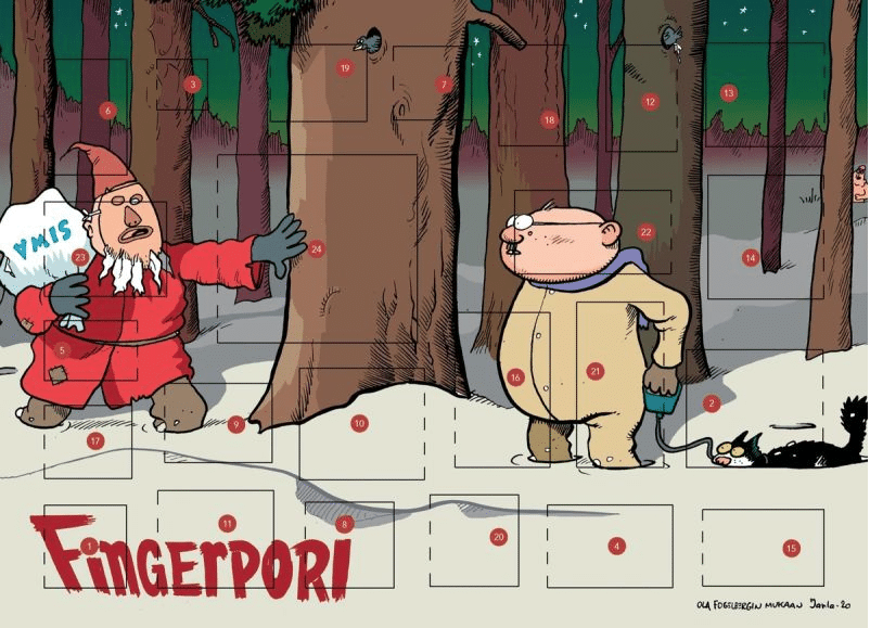 Fingerpori adventtikalenteri