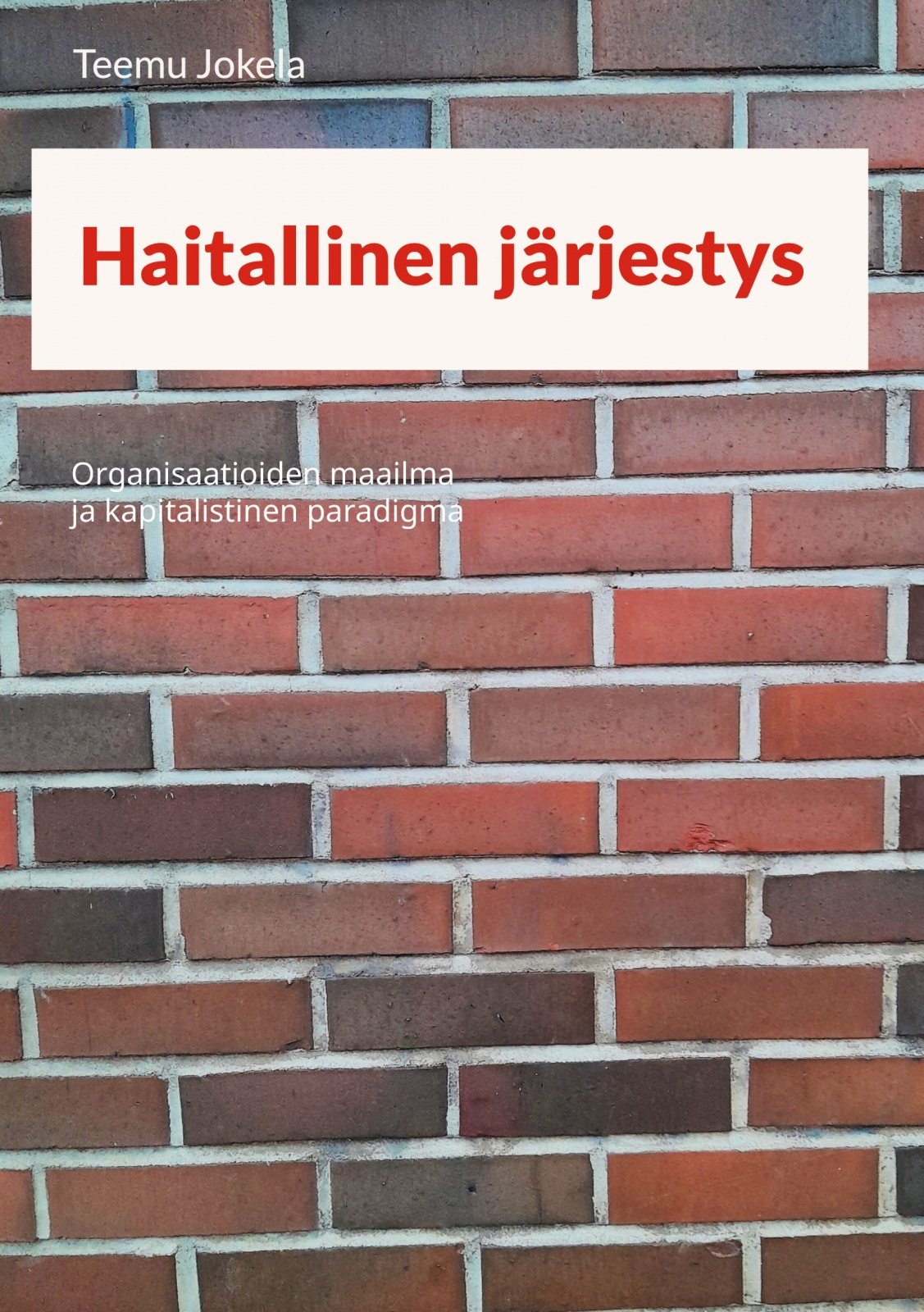 Haitallinen järjestys : Organisaatioiden maailma ja kapitalistinen paradigma