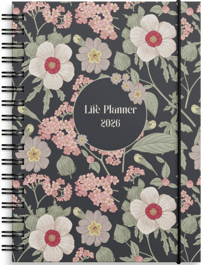 Life Planner Floral 2026