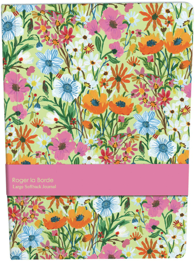 Roger la Borde muistikirja A4, Flower field
