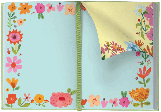 Roger la Borde muistikirja, Flower field - Image 3