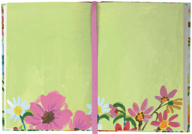 Roger la Borde muistikirja, Flower field - Image 6