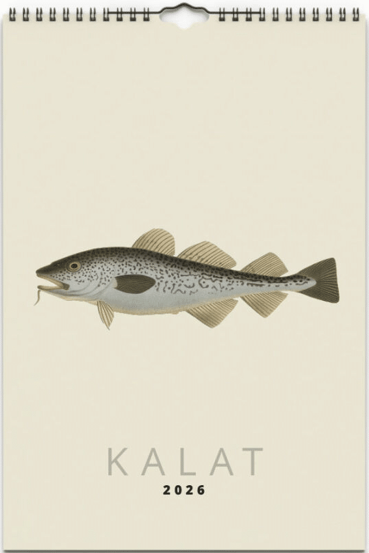 Art Collection Kalat 2026 seinäkalenteri