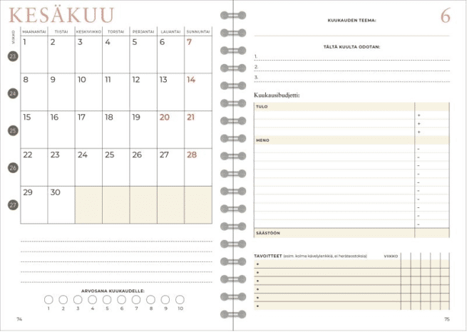 Arjen onni Planner 2026 - Image 4