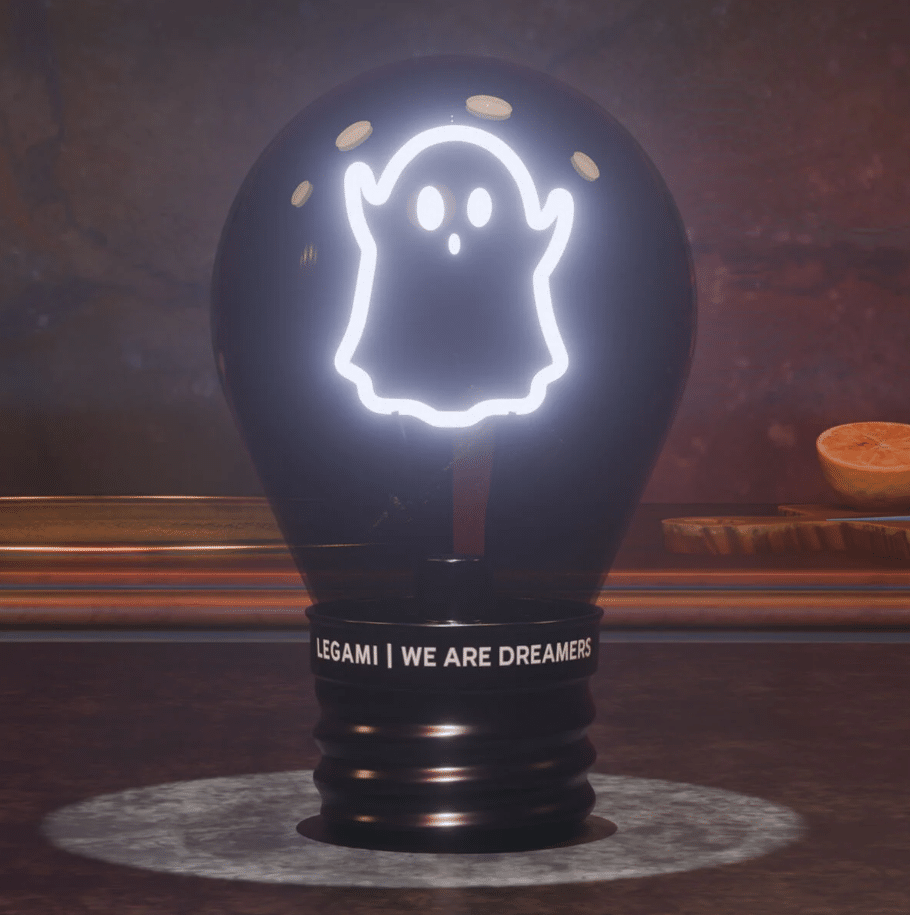 Legami Bulb Fiction pöytävalo, Ghost - Image 3